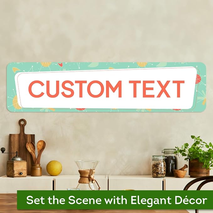 Custom Sign, Custom Street Sign, 11 Font Colors, 13 Font Styles, 4 Hole Options - Image 4