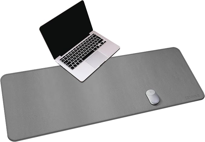 CENNBIE Leather Desk Mat, Extended Non-Slip Mouse Pad, Waterproof PU Leather by CENNBIE