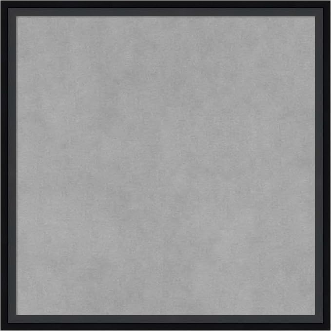 Amanti Art Black Framed Magnetic Board 17x17 Small Vision Board by AmantiArt