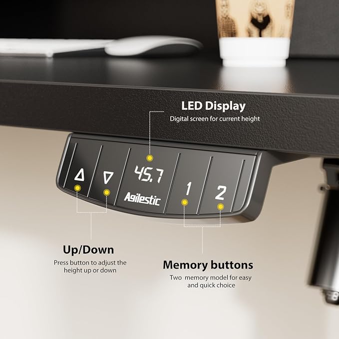Agilestic 55 x 24 Inches Electric Standing Desk - Image 7