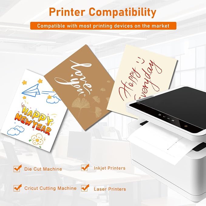 Guakicae 60 Sheets Brown Cardstock 4 x 6 Thick Paper, 300gsm/110lb Heavyweight - Image 5