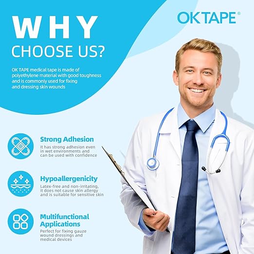 OK TAPE OKPore Transparent Medical Tape - Image 2