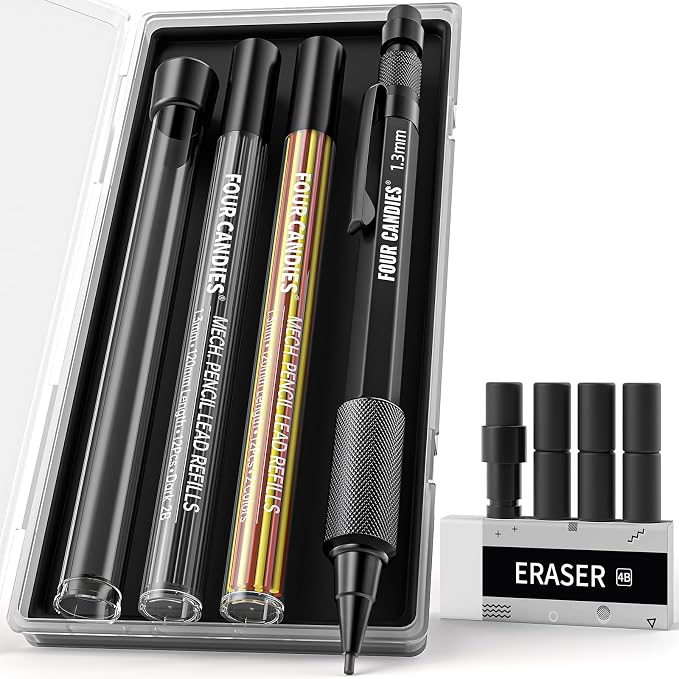Four Candies 1.3mm Mechanical Pencil Set by FourCandies