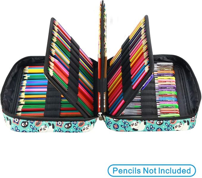 YOUSHARES Colored Pencil Case 220 Slots Pen Case Organizer - Image 5