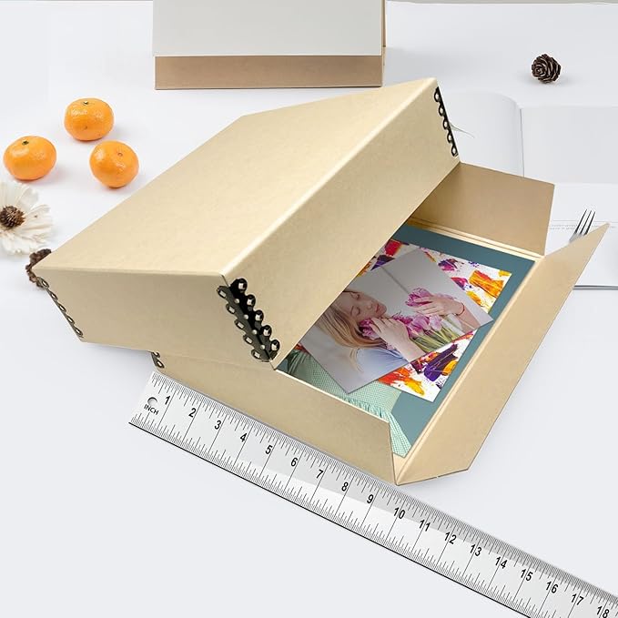 Lineco Museum Archival Storage Box, 9.75x12.75x3 in. Drop Front Design. - Image 3