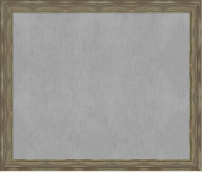 Amanti Art Grey Framed Magnetic Board 46x54 Oversize Vision Board by AmantiArt