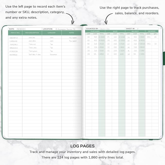 Clever Fox Inventory & Sales Log Book - Image 3