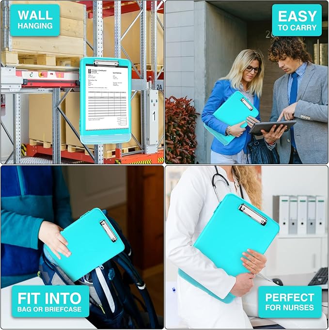 Sooez Clipboards with Storage, High Capacity Clip Boards 8.5x11 with Storage - Image 7