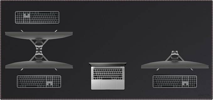 ZORESYN Office Desk Pad 74.8x35.4inch, Large Mouse pad Desk Mat, Waterproof PU by ZORESYN