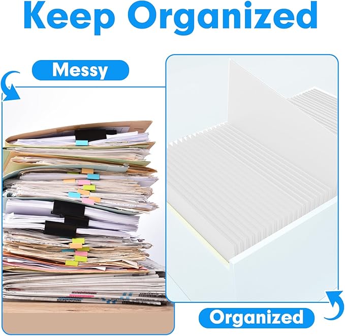 Two Pocket Folders, PANDRI 30 Pack 2 Pocket Folders, Letter Size Paper File - Image 5