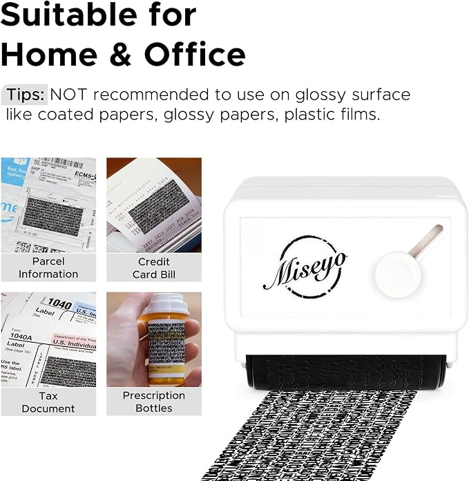 Miseyo Identity Theft Protection Roller Stamp Guard Your ID - Image 4