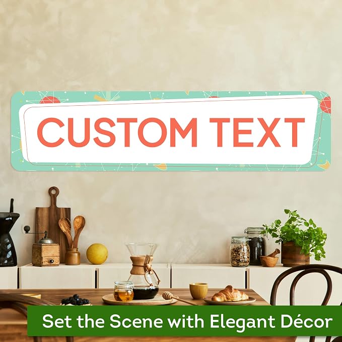 Custom Sign, Custom Street Sign, 11 Font Colors, 13 Font Styles, 4 Hole Options - Image 4