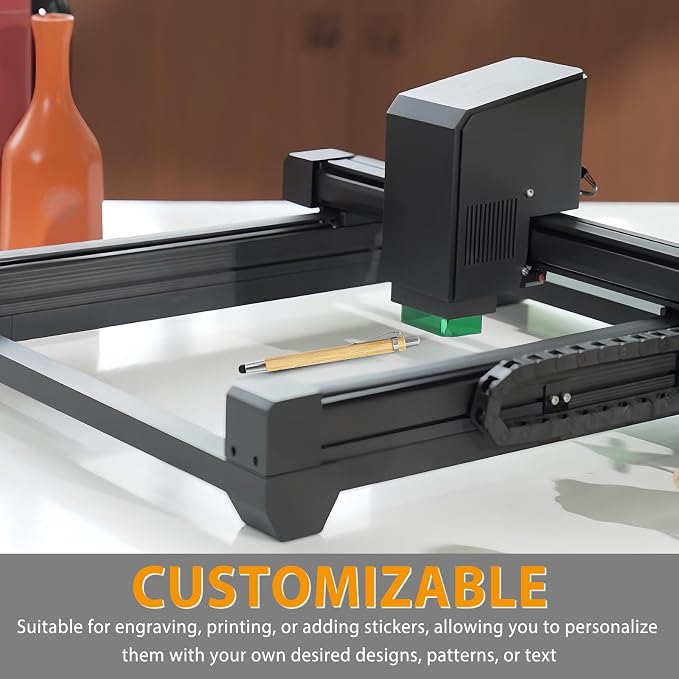 lyforx 200pcs Bamboo Pens Bulk 2-in-1 Stylus Tip Wooden Bamboo Pens Engraving - Image 4