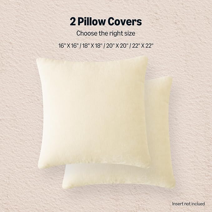 Amazon Basics Chenille Throw Pillow Covers, Home Decor Cushion Cover - Image 6