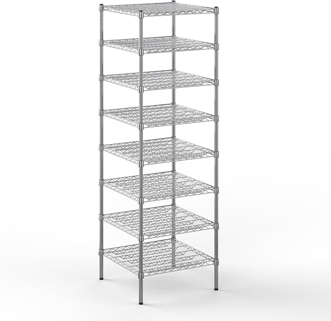 Regal Altair 24" Deep x 24" Wide x 74" Height Wire Shelving Kit | 8-Tier | NSF by Regal+Altair