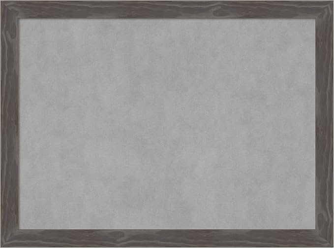 Amanti Art Grey Framed Magnetic Board 23x31 Medium Vision Board by AmantiArt