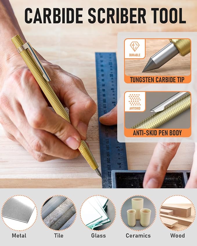Nicpro 18 Pack Carpenter Pencils Mechanical, Construction Pencils - Image 5