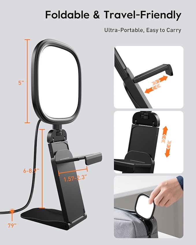 Upgraded Ring Light for Laptop, Monitor & Desk – Eye-Caring Diffused LED - Image 7