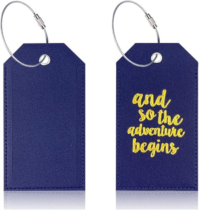 Portable Leather Travel Labels - Image 7