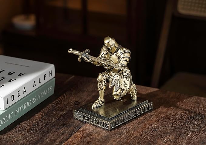 NCQIXIAO Templar Vanguard Soldier Pen Holder Pencil Stand Desk Organizers and - Image 9