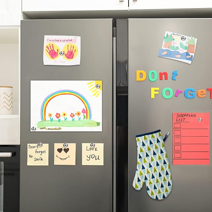 LOVIMAG Fridge Magnets 50 Pcs Refrigerator Whiteboard Small Strong Magnet - Image 6