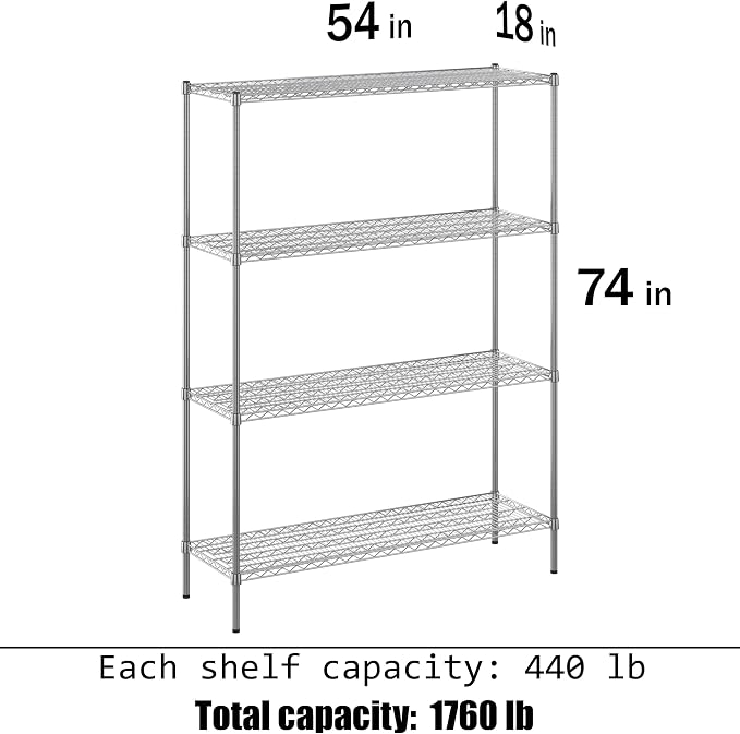 Regal Altair Wire Shelving Kit | NSF Commercial Storage Rack Unit - Image 3