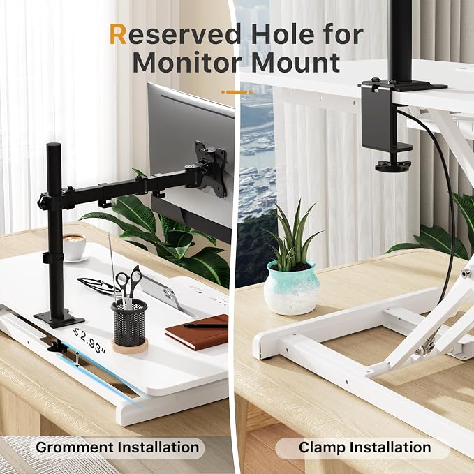 JOY worker Standing Desk Converter, Desktop Workstation Riser - Image 7