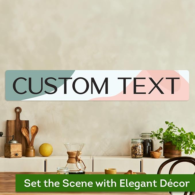 Custom Sign, Custom Street Sign, 11 Font Colors, 13 Font Styles, 4 Hole Options - Image 4