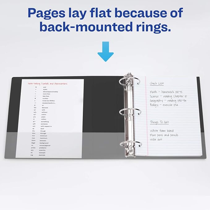 Avery Standard View 3 Ring Binders, 460-Sheet Capacity, 3.5 Inch Wide Spine - Image 7