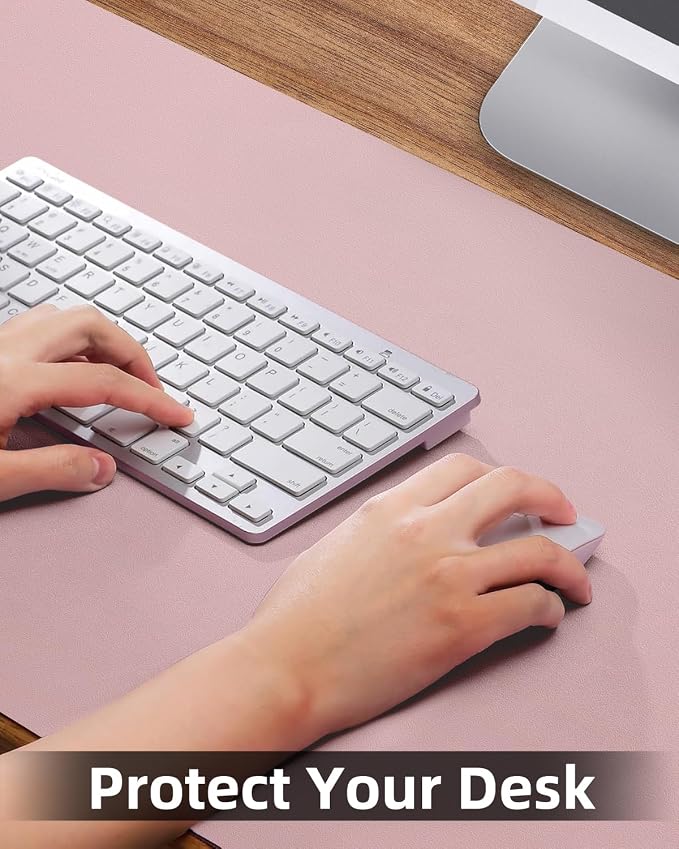 Non-Slip Desk mat, PULeather Desk Pad Protector, Office Desk Mat, Large Mouse - Image 4