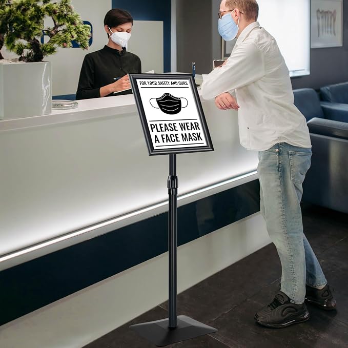 Golemas Adjustable Sign Stand for Display, - Image 7
