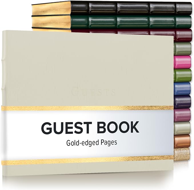 Gallery Leather Guest Book by GalleryLeather