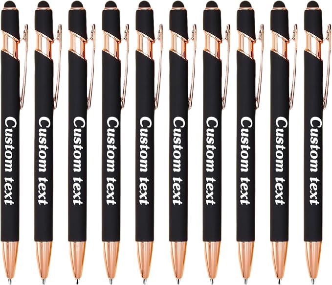 CRME Personalized Pens with Stylus Custom Pens in Bulk Customized Pen Engraved by Unknown