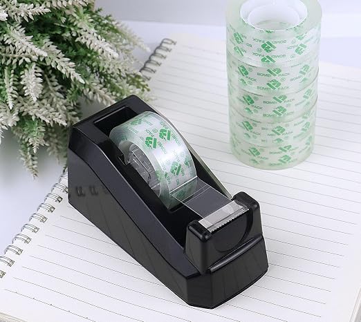 BOMEI PACK 48 Rolls Crystal Clear Transparent Tape, Stationery Tape Refills - Image 6
