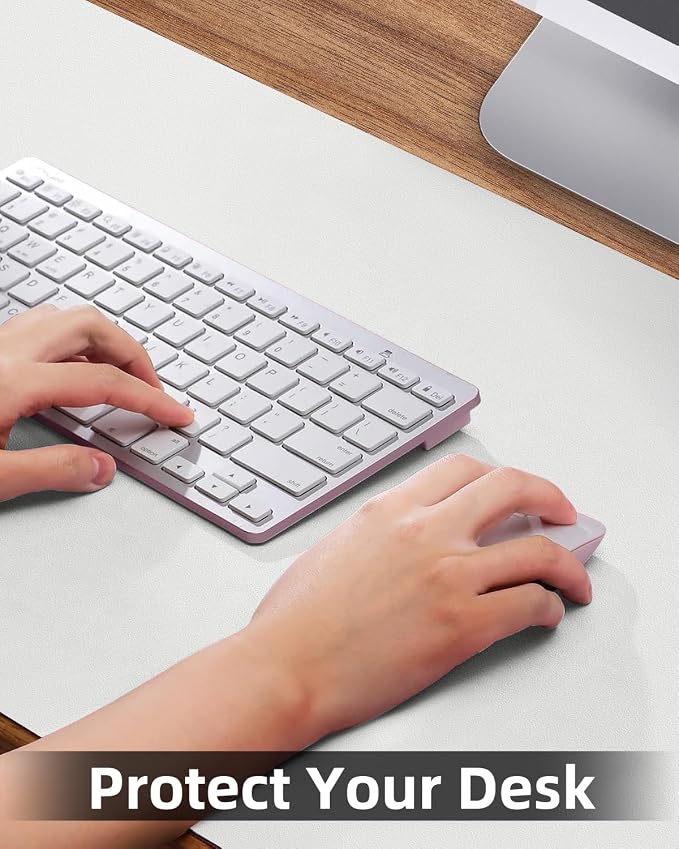 Desk mat Large, Leather Desk Pad Protector, Office Desk Mat, Mouse Pad - Image 3