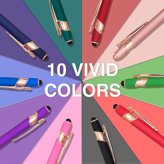 CRME Ballpoint Pen 2-in-1 Stylus Bulk Custom Pens Personalized Engraved Metal - Image 4