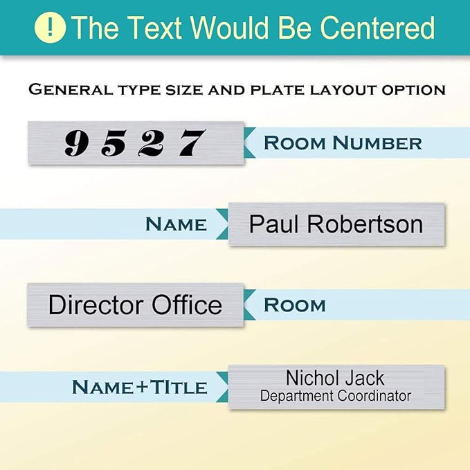 Personalized Office Engraved Name Plate - Image 5