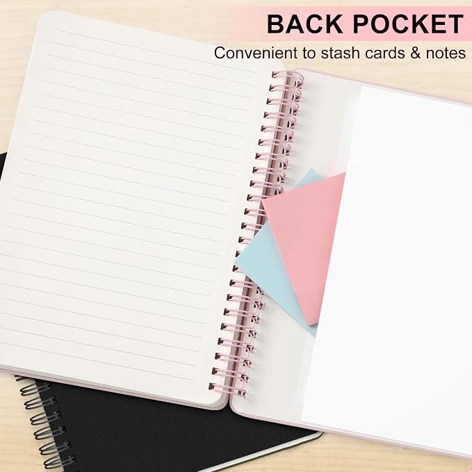 Lined Spiral Journal Notebook, B5 Spiral Notebook, 7.8''×10'' Journaling - Image 5