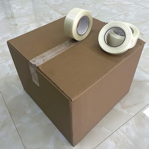 CHUANGSEED 2-Pack Mono Filament Strapping Tape 6.2mil x 2Inch x 30yds Commodity - Image 2