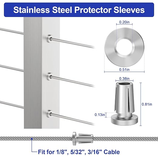 BLIKA Upgraded 40 Pack Stainless Steel Protector Sleeves - Image 2