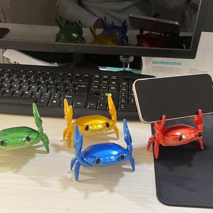 LOGUTIA Crab Phone Pencil Stand Creative Pen Holder Pencil Holder Spoon Holder - Image 8