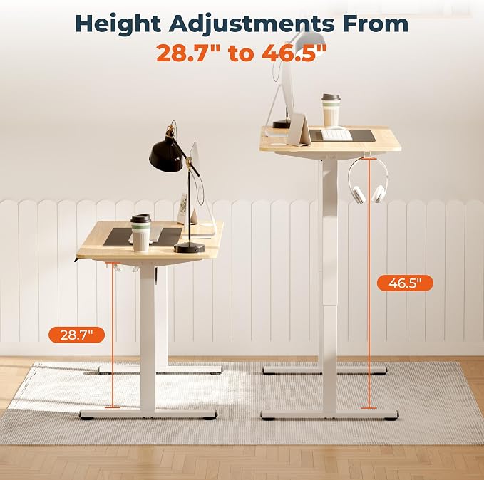 FitStand Adjustable Stand Up Desk Standing Desk, 40x24 Inches Home Office Desks - Image 4