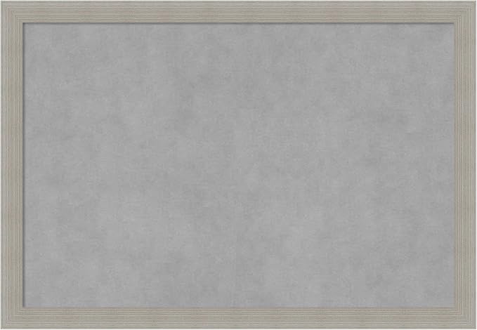 Amanti Art Grey Framed Magnetic Board 18x26 Medium Vision Board by AmantiArt