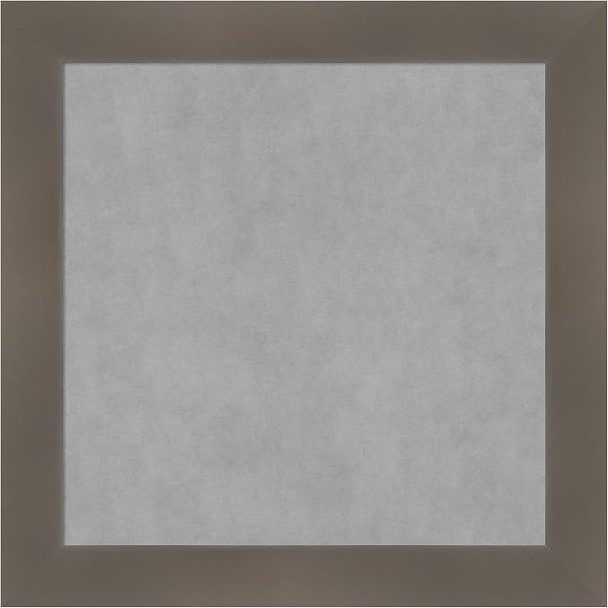 Amanti Art Grey Framed Magnetic Board 14x14 X-Small Vision Board by AmantiArt