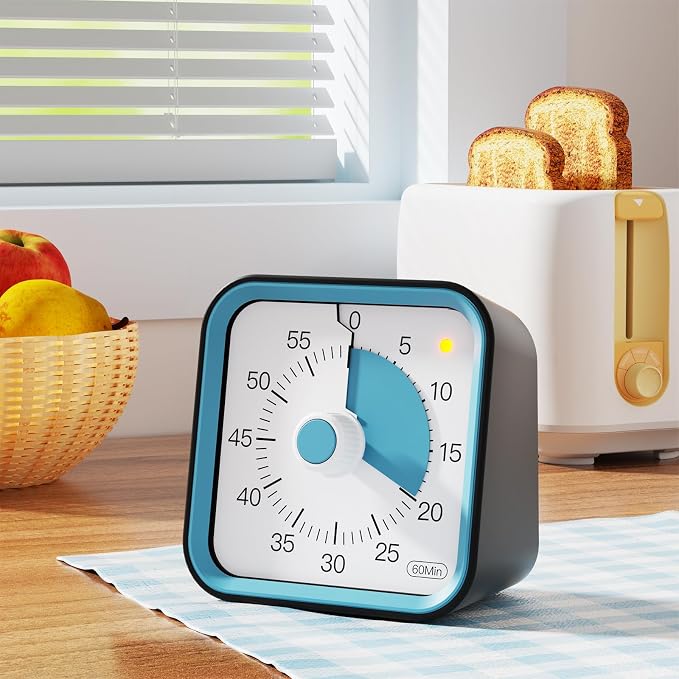 Visual Timer for Kids with Pause Function, 60 Minute Countdown Timer for Kids - Image 2