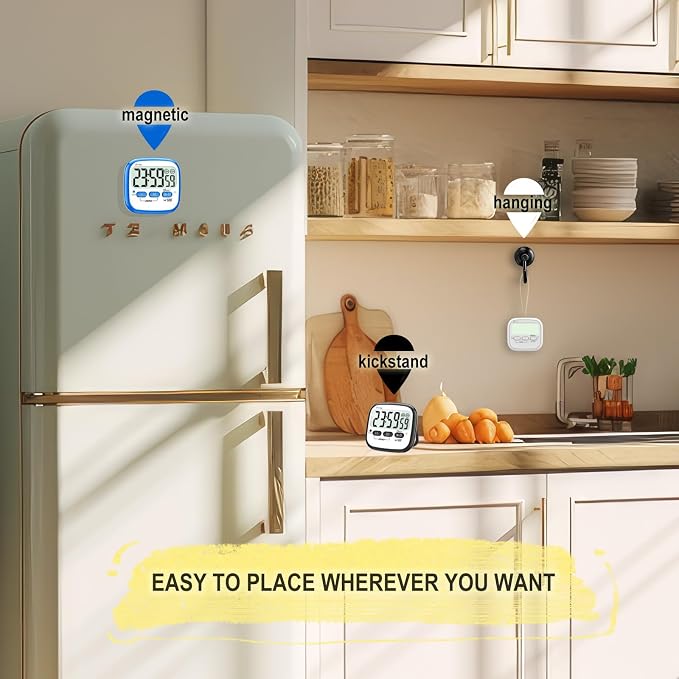 AyayaBoss 2-Pack Magnetic Kitchen Timers - Image 6