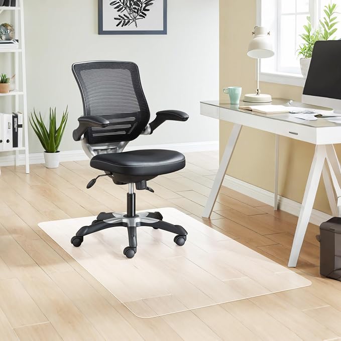 HOMEK Office Chair Mat for Hardwood Floor, 55” x 35” Crystal Clear Hard Floor - Image 6