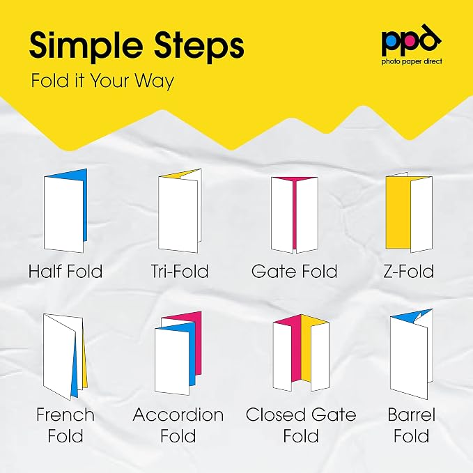 PPD 100 Sheets Inkjet Glossy Brochure and Flyer Paper 8.5x11 37lbs 140gsm - Image 6