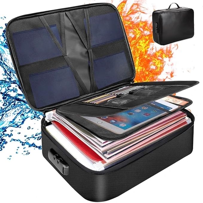 Fireproof Document Organizer, Large Size - Image 8