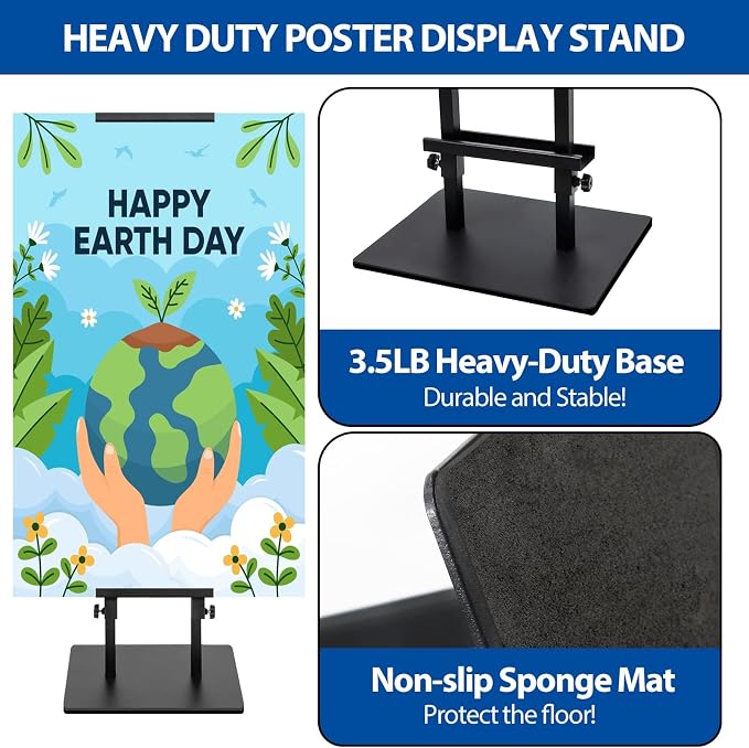 VAIIGO Pedestal Poster Sign Stand - Image 5